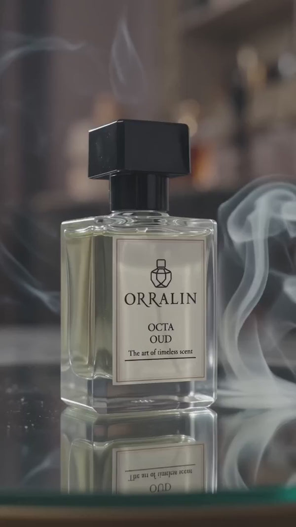 Perfume atomizer close-up